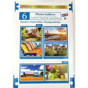 NEW Art Gallery 6 Jigsaw Puzzle Family Variety Pack SURE LOX PREMIUMQUALITY 6A